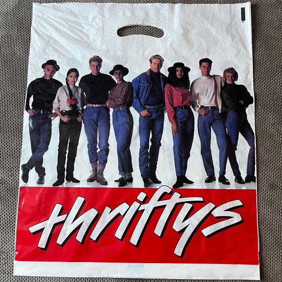 Vintage 1989/90 Canadian Thrifty’s Store Plastic Bag Unused - Lot of 3 - Picture 1 of 1